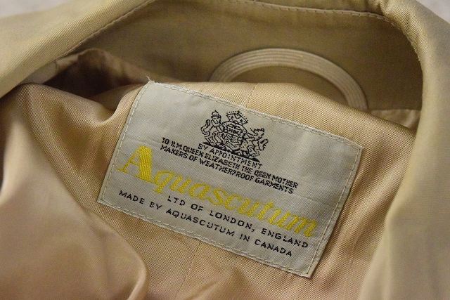 Aquascutum（アクアスキュータム）のタグで年代を判別する方法